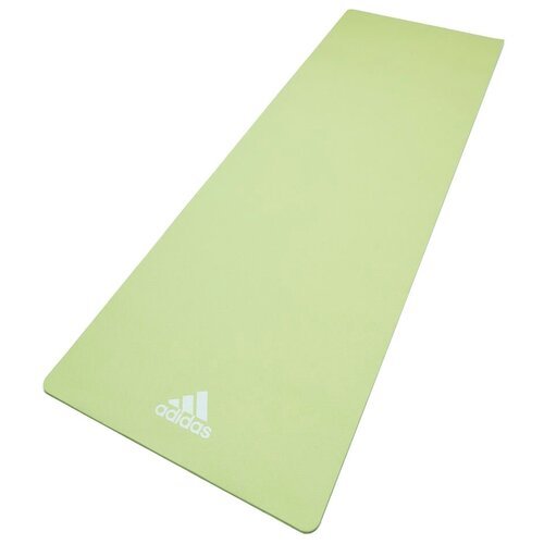 Коврик для йоги adidas ADYG-10100, 176х61х0.8 см зеленый 2 кг 0.8 см