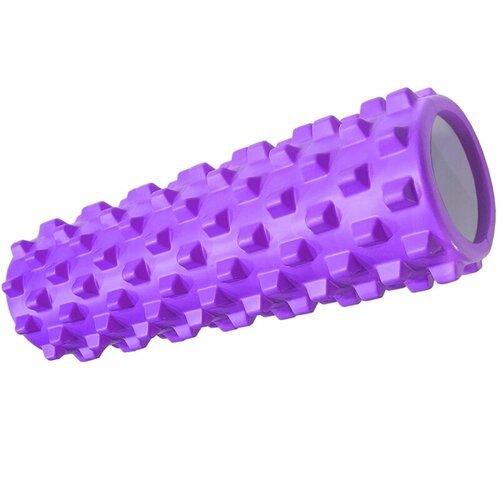 Ролик для йоги фиолетовый 45х14см ЭВА/АБС Спортекс B33080