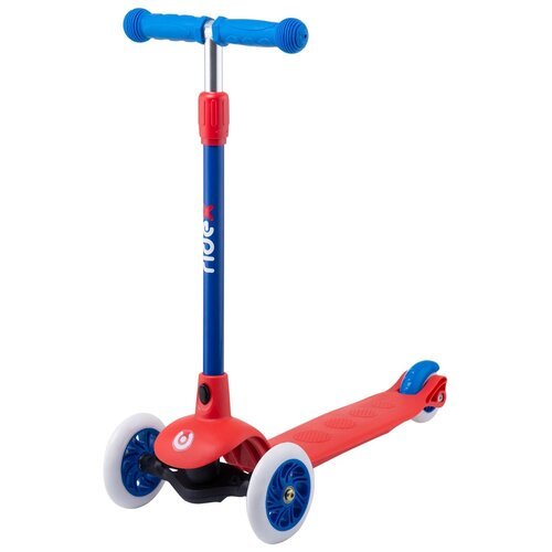 Детский 3-колесный самокат Ridex Hero, красный/синий