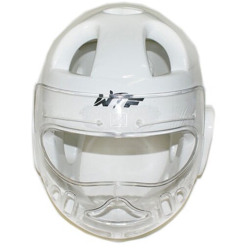 Шлем для тхеквондо с маской. Цвет: белый. Размер XL. ZTT-001XL-Б