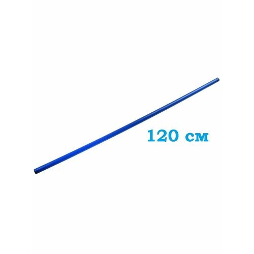 Палка гимнастическая для ЛФК пластиковая Mr.Fox, длина 120 см, синий