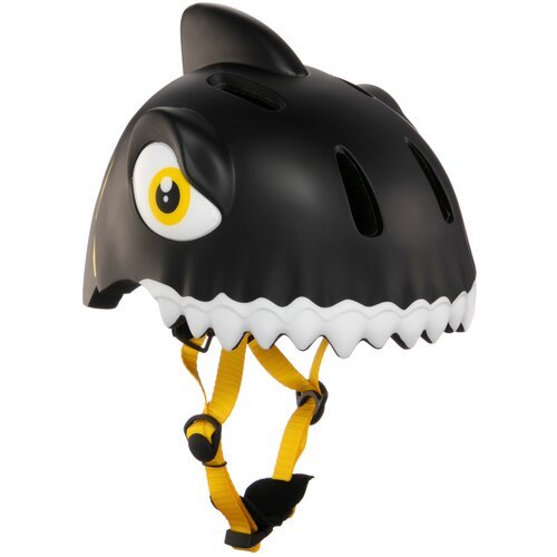 Шлем - Crazy Safety - размер S-M (49-55 см) - Black Shark/черная акула - защитный - велосипедный велошлем детский