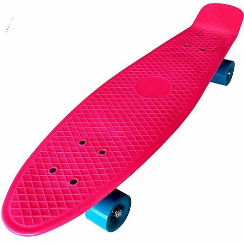 Пенни борд (скейт) SPORTEX SK30X (27' 68x19,5 см) (розовый)