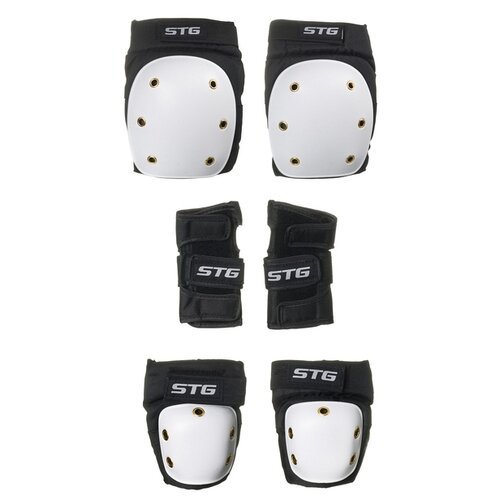Перчатки STG, YX-0338, M, белый/черный