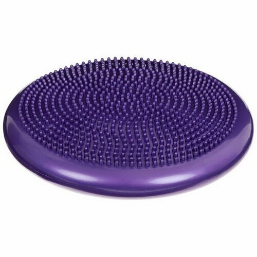 Подушка балансировочная массажная, d=35 см, цвет фиолетовый