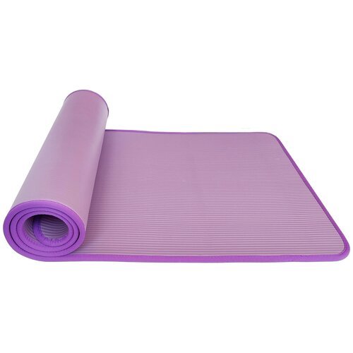 Коврик для йоги NBR прошитый, повышенная плотность 1830x580x10мм, фиолетовый