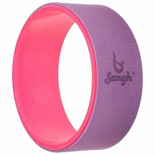 Колесо для йоги КНР Лотос 33х13 см, цвет розово-фиолетовый (3551160)