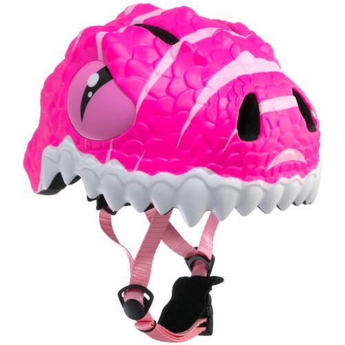 Шлем - Crazy Safety - размер S-M (49-55 см) - Pink Dragon/розовый дракон - защитный - велосипедный велошлем детский
