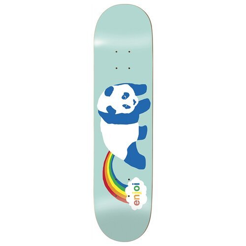 Дека для скейтборда Enjoi rainbow fart hyb mint, размер 8.25x31.7