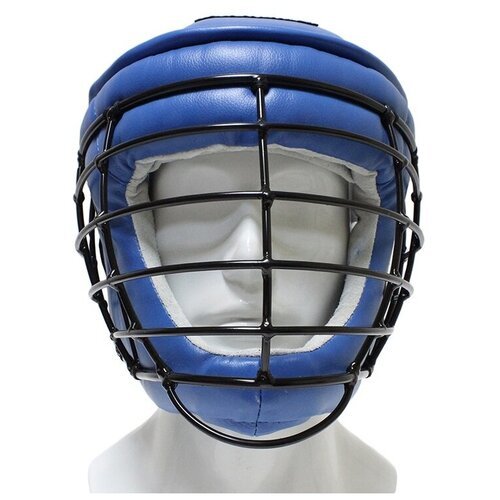 Шлем с маской для армейского рукопашного боя - синий, L