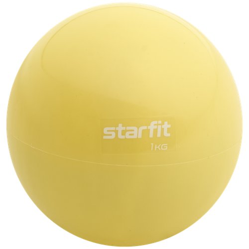 Starfit GB-703, 1 кг желтый пастель 12 см 1 кг
