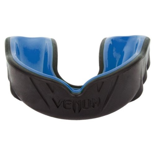 Капа боксерская Venum Challenger Black/Blue (Взрослый размер)