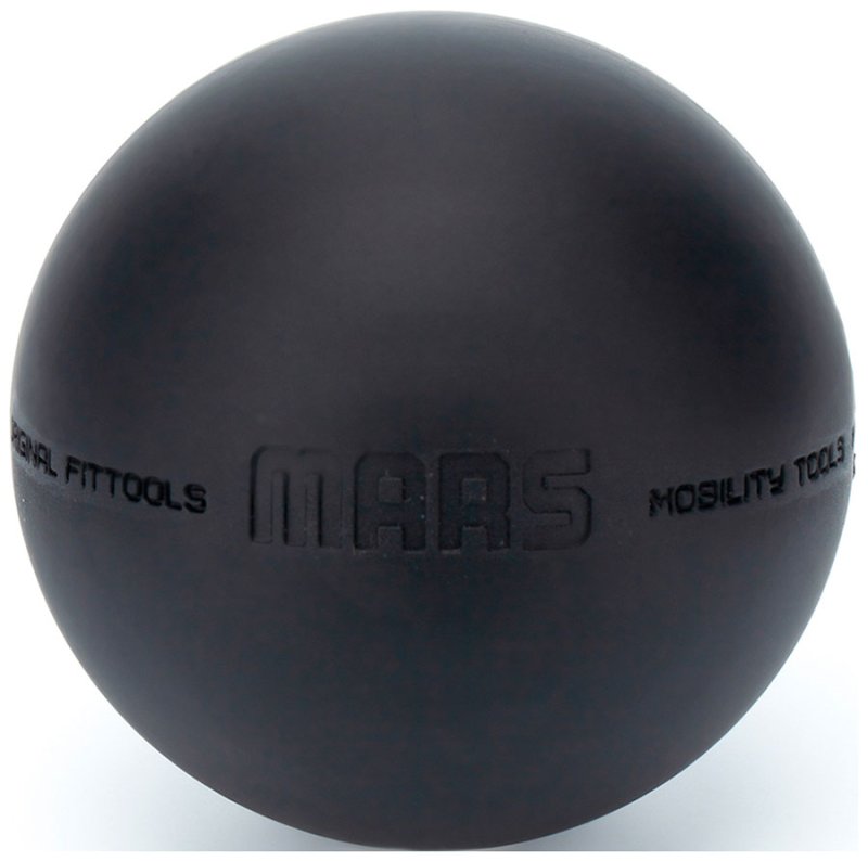 Мяч для МФР Original FitTools 9 см, одинарный, FT-MARS-BLACK черный
