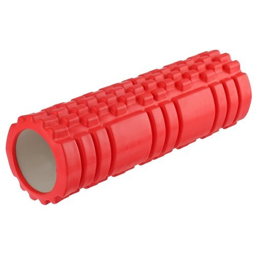 Роллер для йоги, массажный, 45 х 14, цвет красный