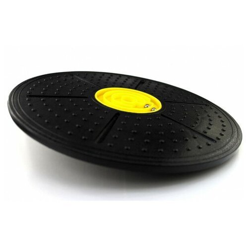 Желтый балансировочный диск с лабиринтом для йоги SP2086-252