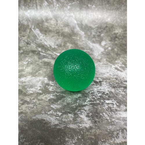 Кистевой эспандер полужесткий диаметр 5 см зеленый мяч для тренировки кисти (шаровидной формы)Ортосила