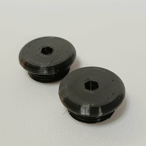 Заглушки для руля электросамоката Kugoo S3 pro, черные