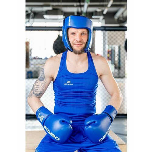 Шлем TITAN (одобрен ФБР) кожа боксерский для соревнований (S / 52-54)