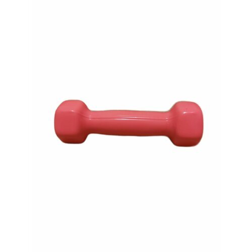 Гантель виниловая, розовая, 2LB(0,9 кг.) / гантели для фитнеса
