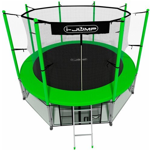 Каркасный батут i-JUMP 12FT 360х360х240 см , green