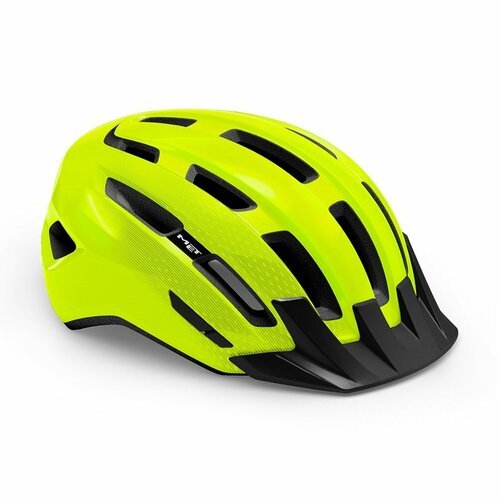 Велошлем Met Downtown Helmet (3HM131CE00) 2022, цвет Жёлтый, размер шлема M/L (58-61 см)