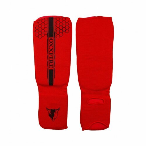 Защита голени и стопы OXXFIRE (чулком)NEW MODEL, красные - Wayn Sport - Красный - XL