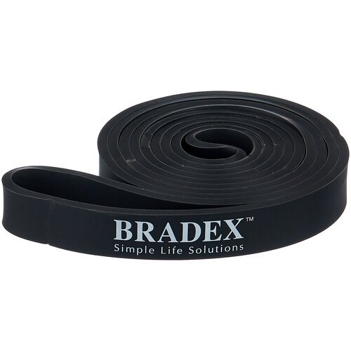 Эспандер лента, резинка для фитнеса BRADEX SF 0194 208 х 2.1 см 22 кг черный