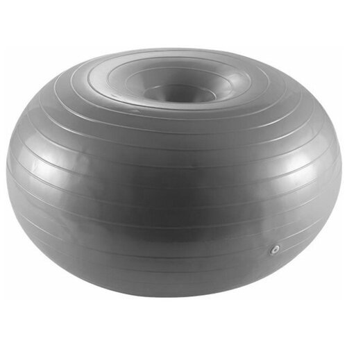 FBD-60-4 Мяч для фитнеса фитбол-пончик 60 см (серый)