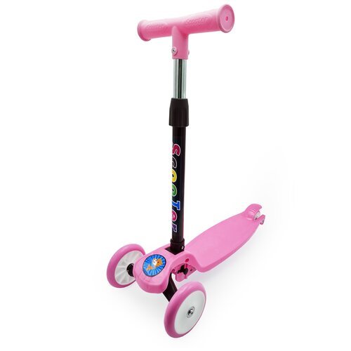 Детский 3-колесный городской самокат Funky Toys 200820219, розовый