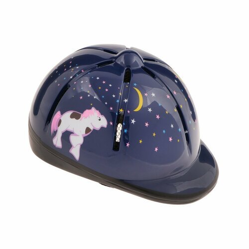 Шлем для верховой езды, детский, темно-фиолетовый