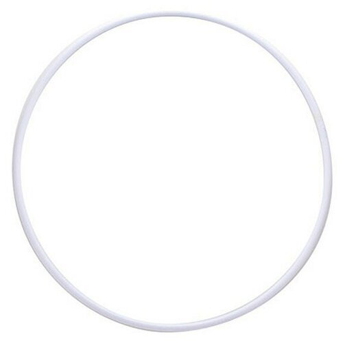 Обруч гимнастический энсо MR-OPl700, пластиковый, диаметр 700мм, белый