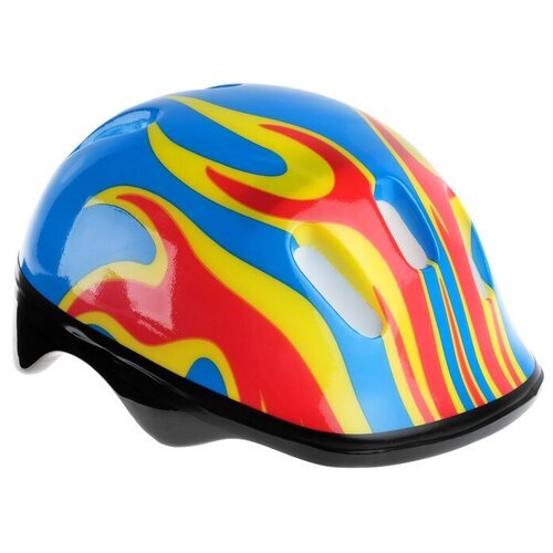 Шлем защитный детский OT-H6, размер M, 52-54 см, цвет синий./В упаковке шт: 1