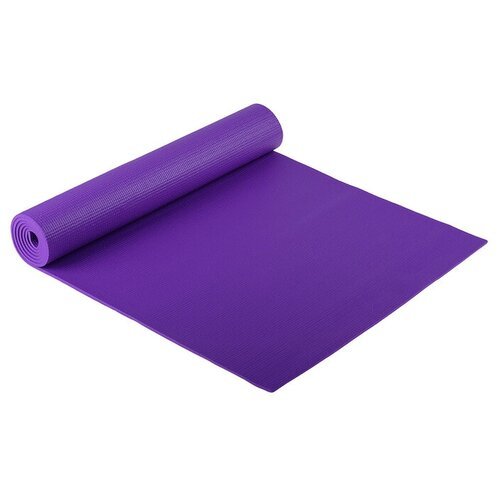 Коврик Sangh Yoga mat, 173х61 см фиолетовый 0.6 см