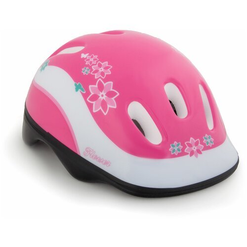 Шлем защитный Larsen, H1 Flower, S, розовый/белый