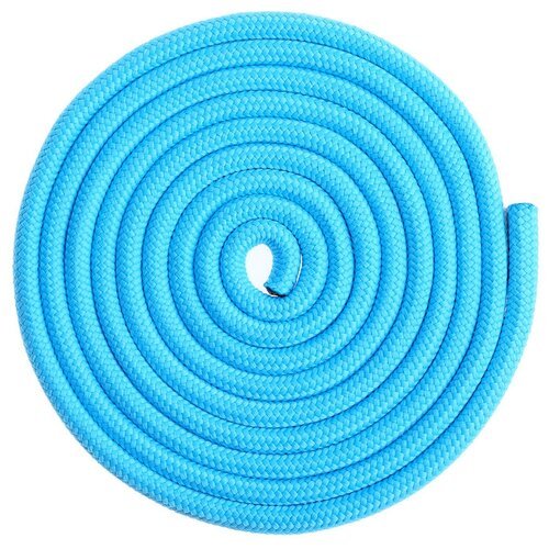 Скакалка гимнастическая утяжеленная, 3 м, 180 г, цвет голубой./В упаковке шт: 1
