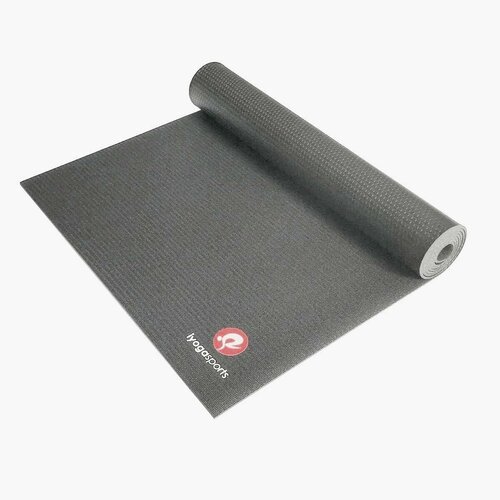 Коврик для йоги iyogasports PRO Travel серый 183х61 см, толщина 2 мм, суперпрочный