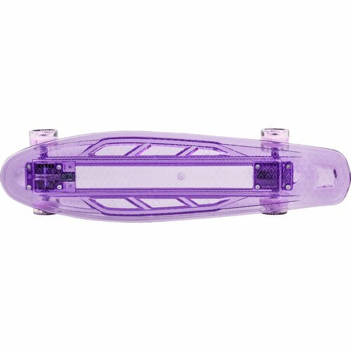 Скейтборд пластик TECH TEAM TRANSPARENT 27' LIGHT light purple NN004205 NN004205
