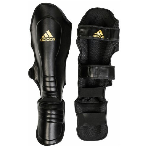 AdiSGSS011 Защита голени и стопы Super Pro Shin Instep черно-золотая - Adidas - Черный - M