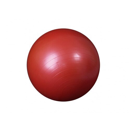 Мяч гимнастический с АВС 65см в коробке с насосом, цвет красный