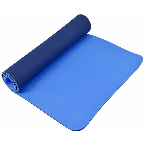 Коврик для йоги CLIFF TPE (1830*610*6мм), темно-синий