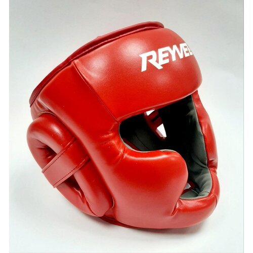 Шлем тренировочный, красный, размер L, REYVEL new logo