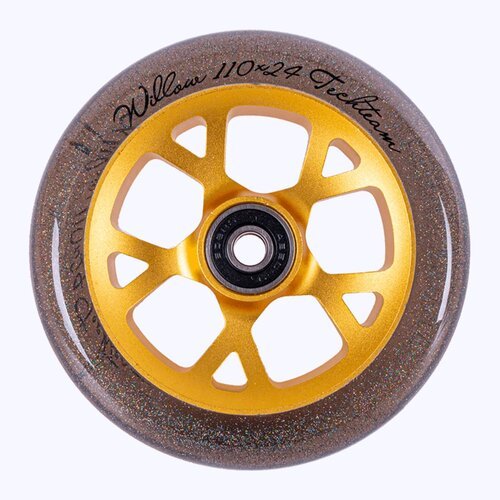 Комплект колес для трюкового самоката Tech Team X-Treme Willow 110*24 (Желтый)