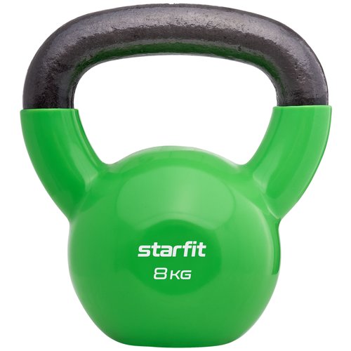 Гиря виниловая STARFIT DB-401 8 кг, зеленая