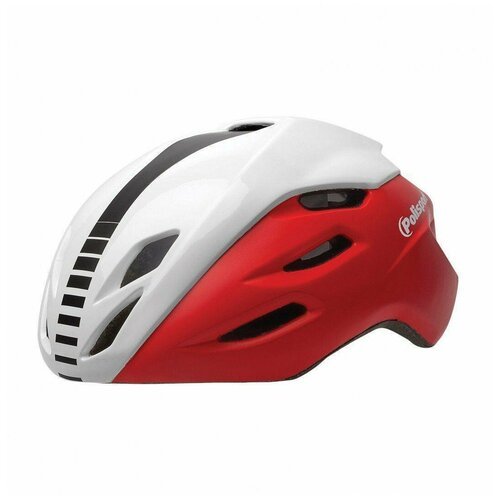 Шлем велосипедный Polisport Aero road, размер M 55-58 см, цвет red matte/white gloss/black