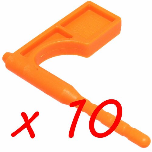 Флажок безопасности Pufgun 10 штук / Оранжевый (Orange)