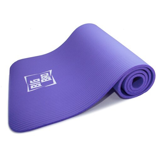 Коврик BIG BRO для йоги и фитнеса 183*61*1 фиолетовый
