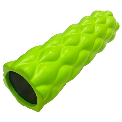 Ролик массажный для йоги Coneli Yoga Bread 45x14 см зелёный
