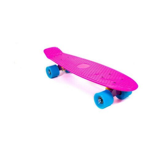 Скейтборд Lmai тип PENNYBOARD Розовый, фиолетовая подвеска