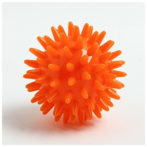 Мяч массажный d = 6 см, цвет оранжевый