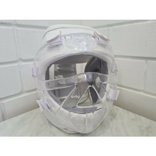 Шлем для каратэ 'Сталь ст3' со сменной пластиковой маской, M-размер